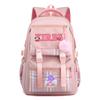 Super cute star card than high-value cartoon peripheral backpack for men and women, large-capacity weight reduction student schoolbag
