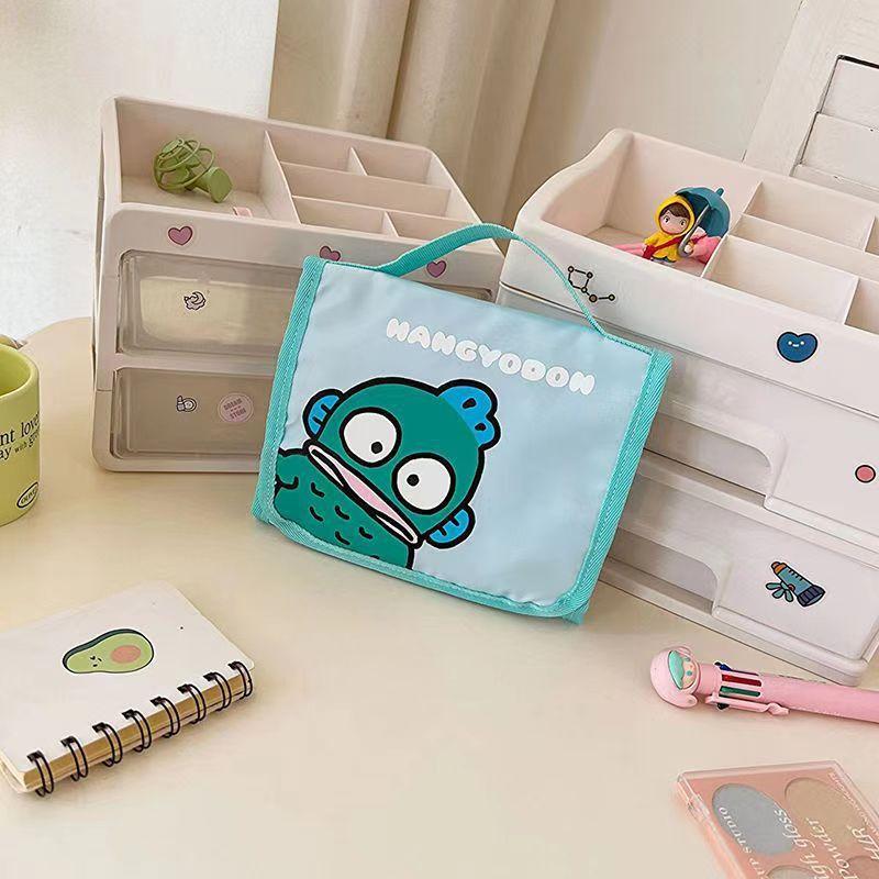 Cute Portable Travel Wash Up Storage Bag Girls Gifts Hello Kitty Kuromi Stitch KT Cat Cartoon Cosmetic Bag For Girl Kawaii Gifts