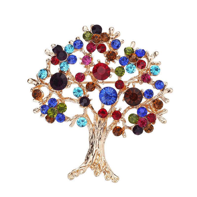 Christmas Brooch High-End Dripping Snowflake Bell Alloy Brooch Pin Accessories Christmas Brooch