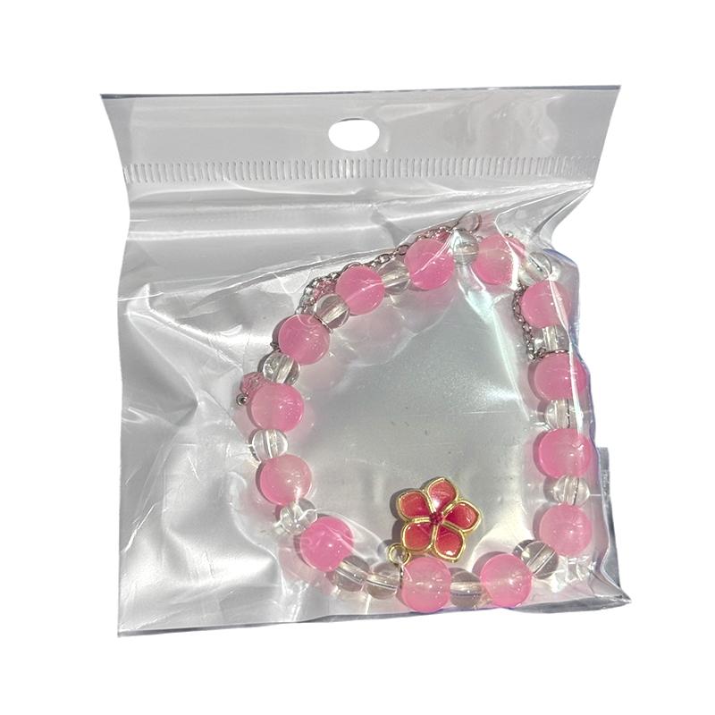 Bracelet Pompon Doux de Luxe Léger Pour Femmes Filles Mode Fantaisie Perlé Corde Élastique Bijoux Accessoires Cadeaux