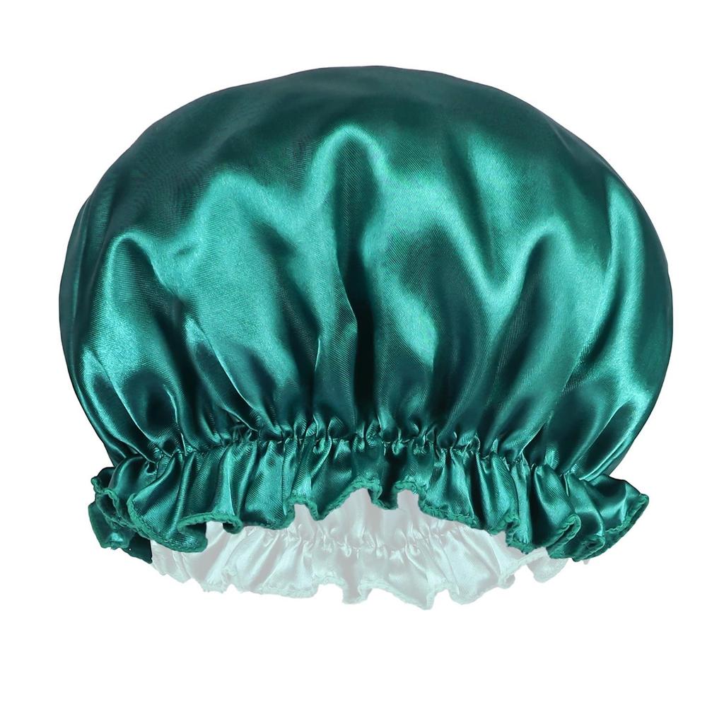 Satin Sovmössa för Kvinnor - Enkel Huvudbonad för Hemma, Bad, Efter Förlossning eller Cellgiftsbehandling