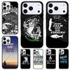 Fishing-Quote-Please-Hold Phone Case for iPhone 17 Air 16 15 11 12 14 13 Pro Max Shockproof Cover