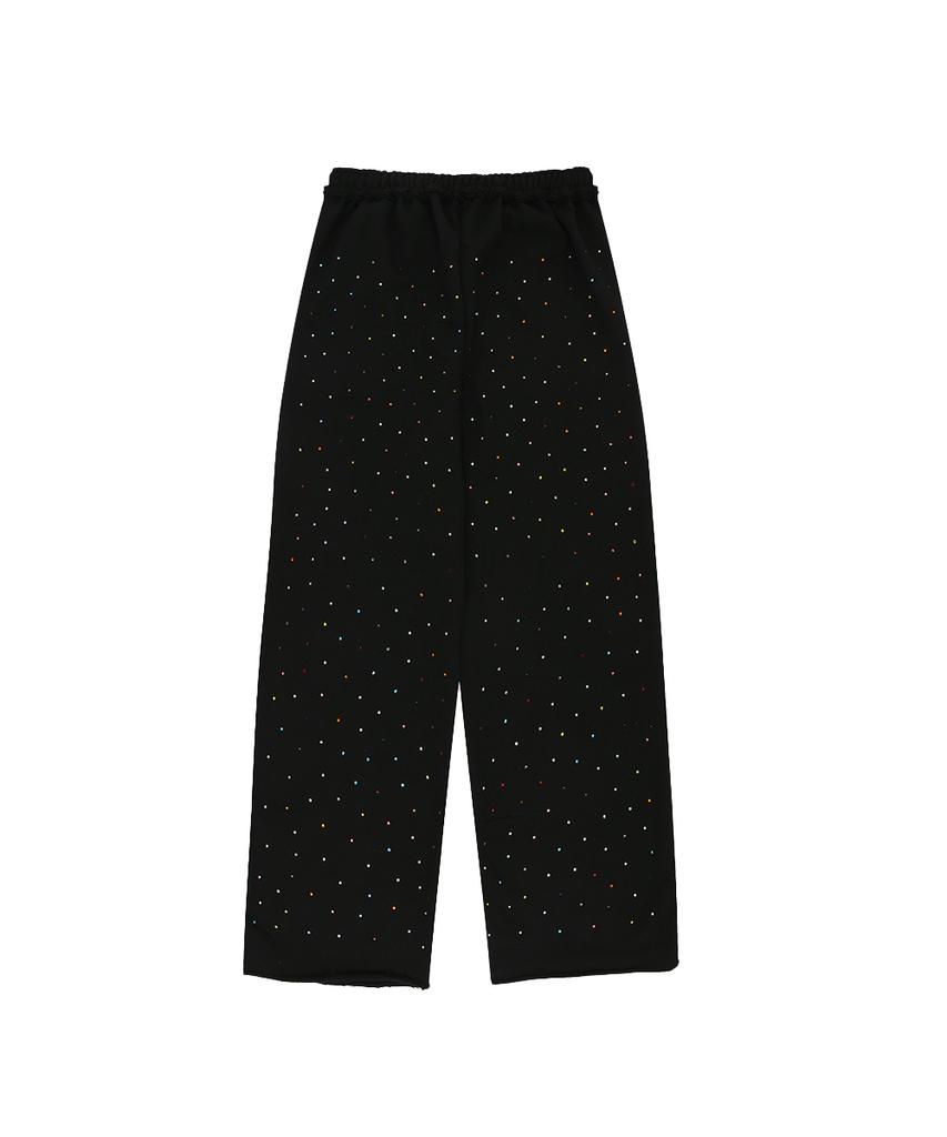 GRAILZ Crystal Baggy Sweat Pants [Black]