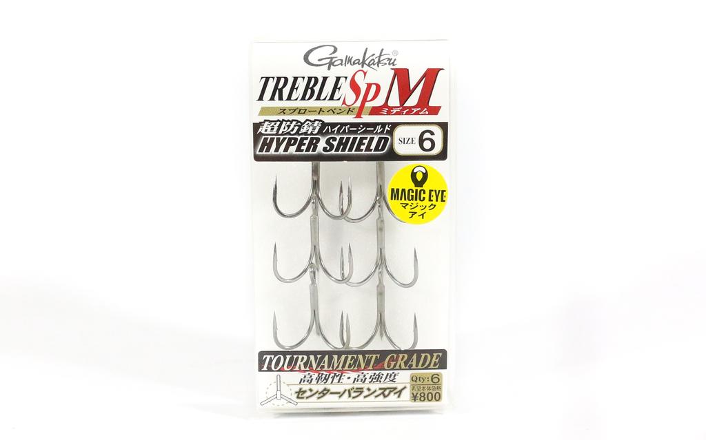 Gamakatsu 68448 Amo triplo SP M Hyper Shield misura 6 (4554)