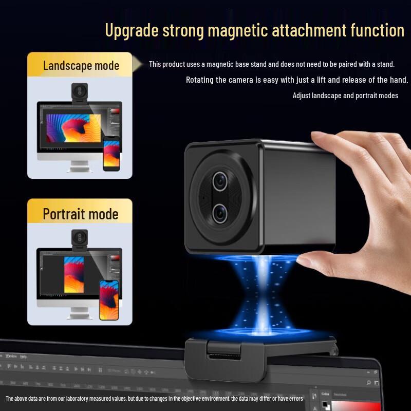 Steck 4K Dual-Lens Live Streaming Computer Camera with 20x Zoom