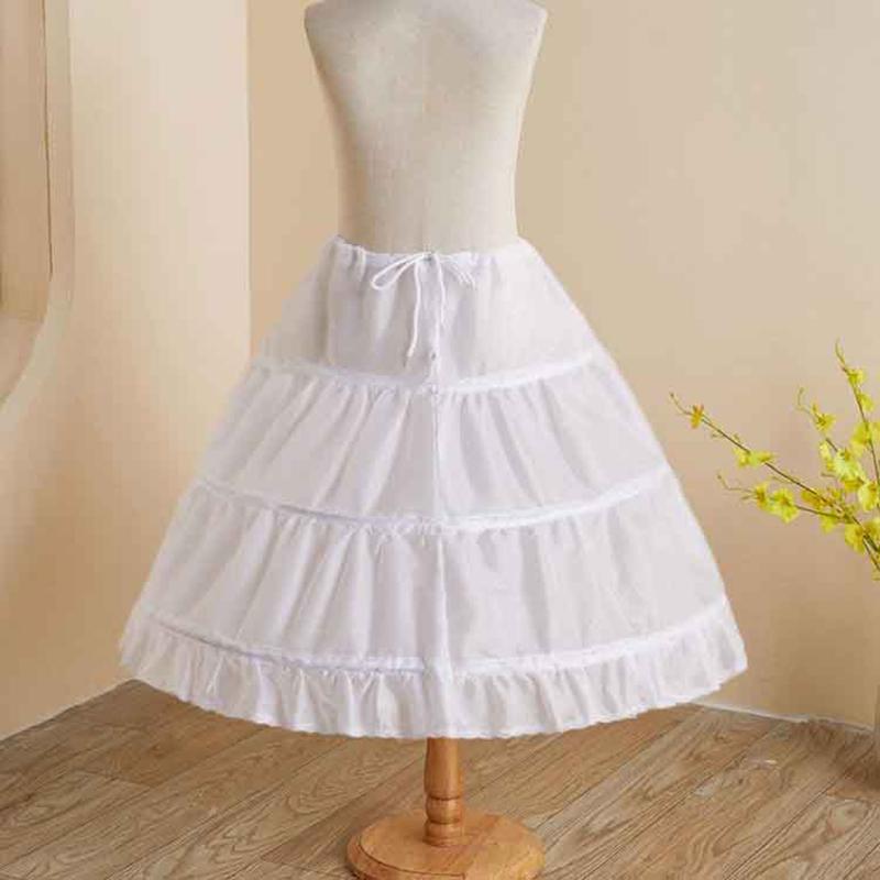 Kız Çocuk Jartiyer Alt Etek W 2/3 Halkalı Slip Kız Krinolin Çiçek Kız Elbisesi İç Etek Esnek Bel Kostüm Giyme Oyun Zamanı Eğlencesi İçin