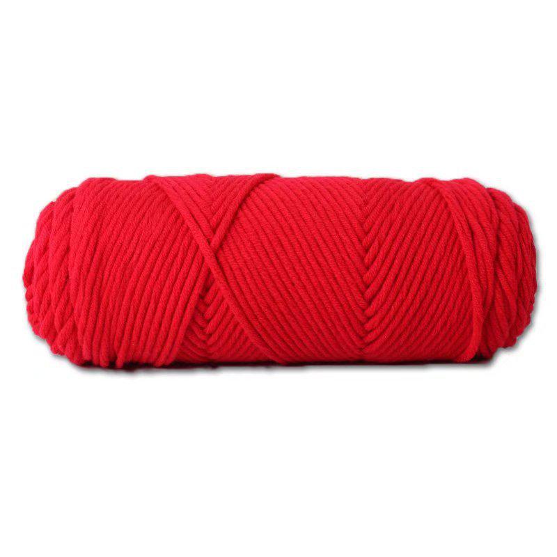 8-Strand Lover's Cotton Wool Yarn for Handmade Knitting: Soft DIY Scarf or Hat Acrylic Yarn