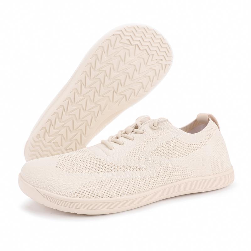 Minimalist Knitted Walking Shoes Women Men Wide Toe Casual Shoes Light Training Sneakers Breathable Barefoot Flats