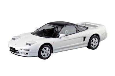 Aoshima Bunka Kyozai Maßstab Rakupla Snap-Bausatz Honda NA1 NSX Prix Plastikmodell (AOSHIMA) 1/32 Nein. 19-GW (Großes Weiß) Vorgefärbt