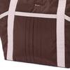 Francfranc Modern Palette Travel Bag, Brown and Pink, Carry-on Tote Bag, 3-Way Shoulder Bag with Drink Holder