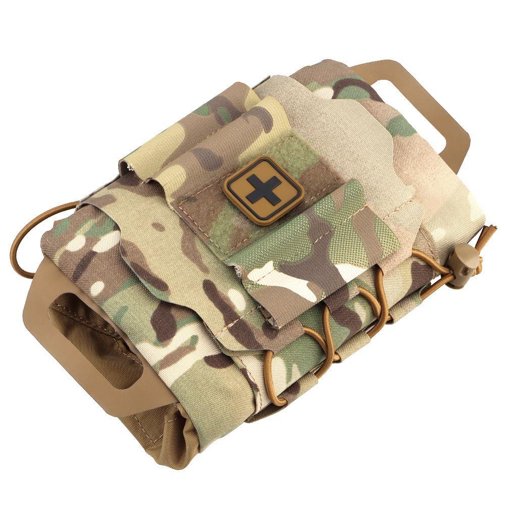 Tactical 2-Piece Set with Removable Liner, Quick Release First Aid Kit