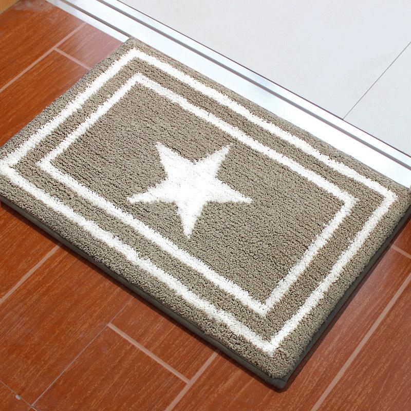 Toilet Floor Surface Mat Toilet Door Moisture-wicking Carpet Door Rug Entry Bedroom Floor Mat Bathroom Slip-resistant Mat