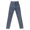 Jeans for Women's Spring New Fashion Two-color Small-foot Pants for Women's Elastic Tight High Waist Nine-point Pants