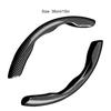 2pieces Car Steering Wheel Car Steering Wheel Anti-slip Cover Anti-slip Interior Heightener Cover