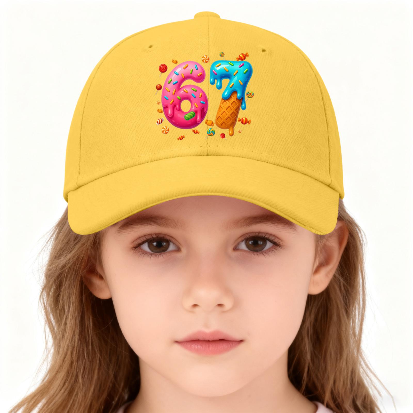 

Children s Baseball Cap, Sun Hat, Sunshade Hat one size жёлтый