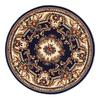 Tappeto Rotondo Orientale Vintage Classico Motivo Floreale Etnico Morbido Antiscivolo Lavabile per Soggiorno Decorazione Casa