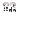 2PCS Car Cymbal Air Vent Mounted High Stability Compact Mini Drum Crash Cymbal for Music Lovers