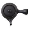 Tokoname ware teapot, Horyu design, smoked finish, 360ml, ceramic mesh, for Gyokuro and Kabusecha teas, made in Japan, boxed. TK038