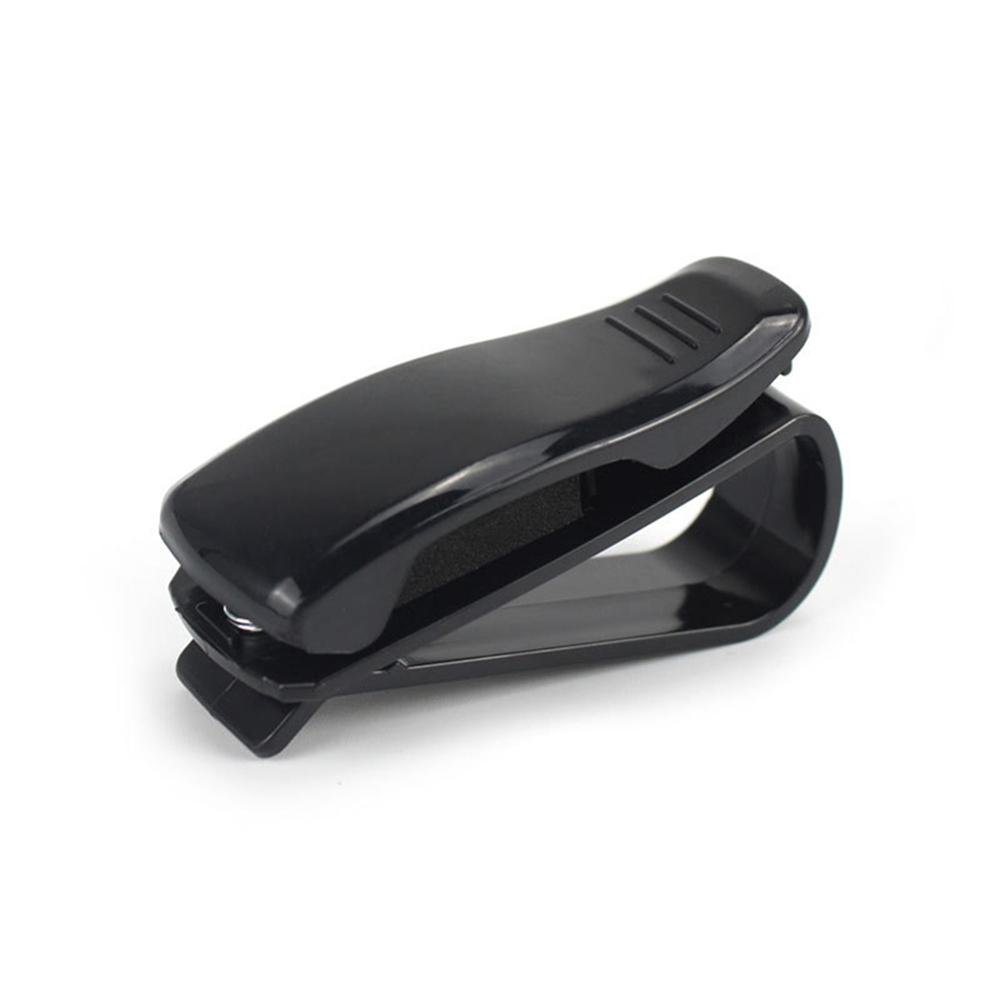 

1pc Hot Sale Car Accessories Sun Visor Sunglass Eyeglasses Glasses Card Pen Abs Portable Clip Ticket Holder Stand чёрный