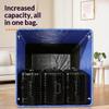 Heavy Duty Rolling Moving Storage Bag With Thickened Bottom Clear Window For House Moving Dorm Relocation Clothes Storage