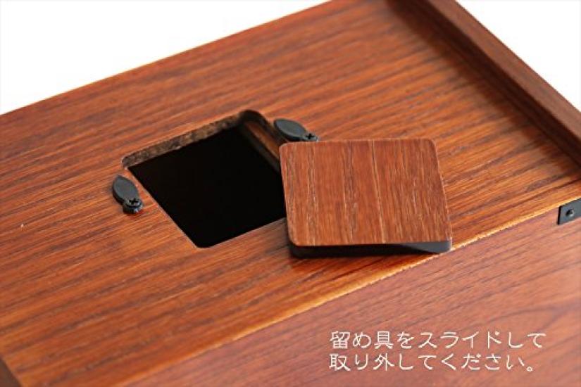 Yamako Good Luck Offering Box Premium Wood Grain Size Height 13 X Width 23 X Depth Money Box Shinto Shrine Purification (Large) Approx. (cm) 13.2