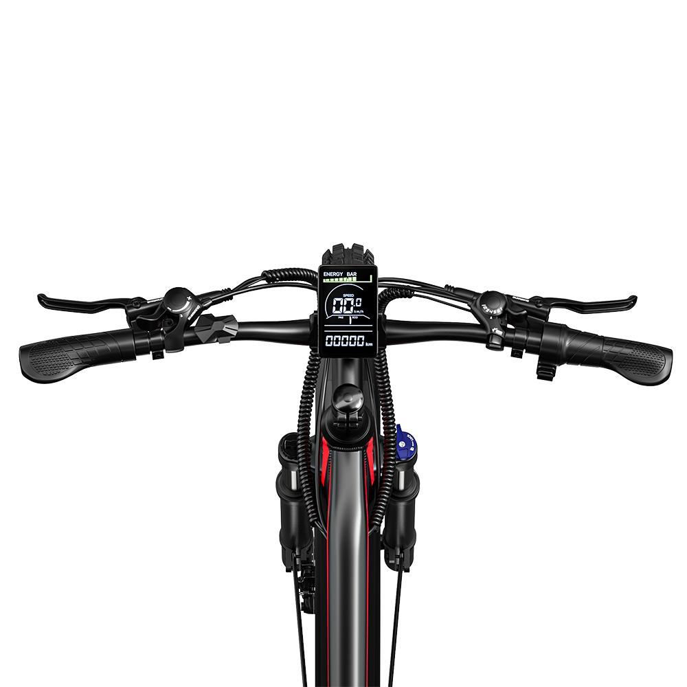 RANDRIDE 27,5 Zoll Elektrofahrrad Mann Vollfederung Mountainbike SHIMANO Hydraulikbremse 1000w E-Bike für Erwachsene
