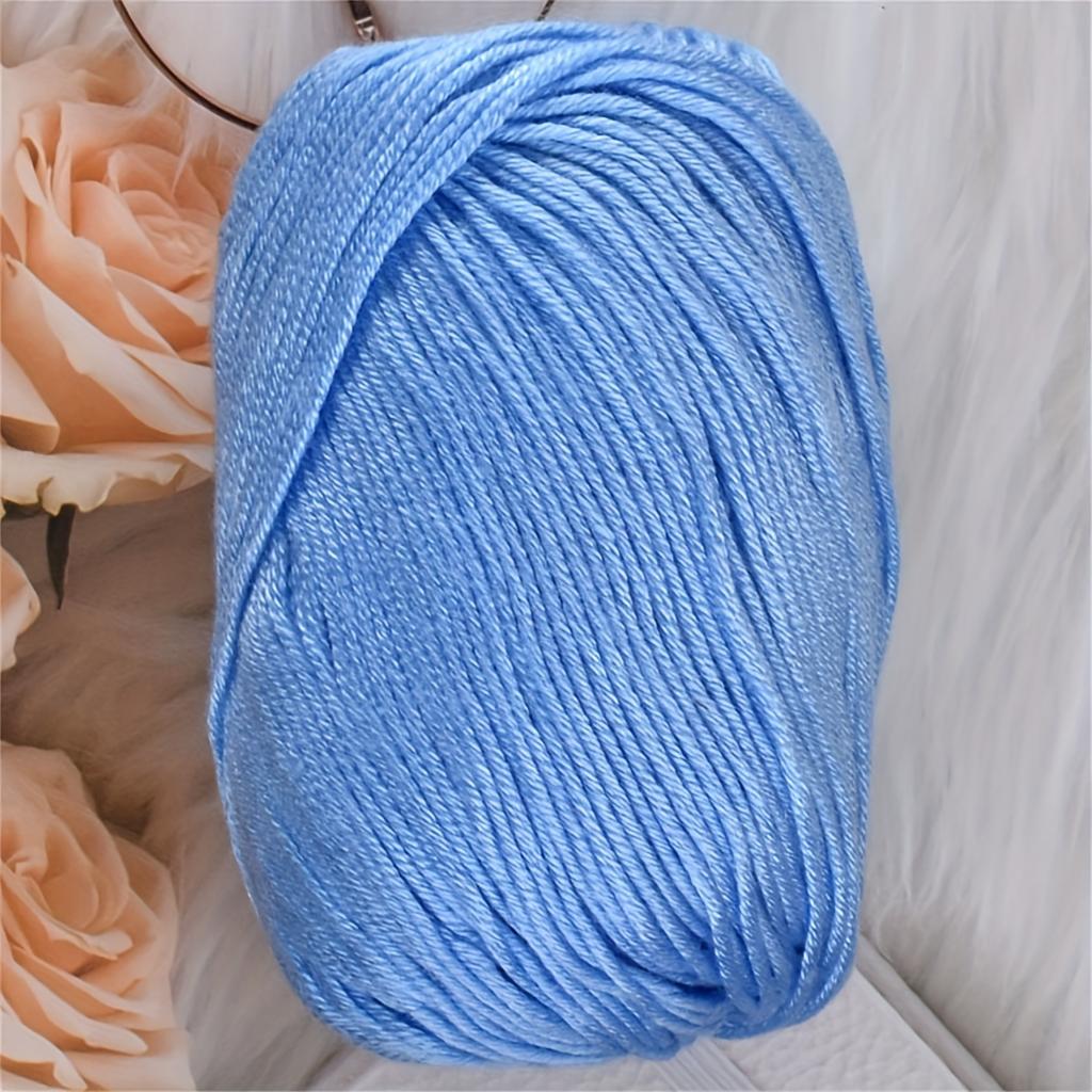 6pcs 300g/10.56oz RayonYarn Soft & Machine Washable Knitting Crochet Yarn for Sweaters Jewelry Making DIY Craft Yarn for Clothing & Accessories