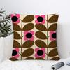 Federa per Cuscino Floreale Art O-Orla Kiely Decorazione Divano Casa Stampa Double-Sided Copricuscini Quadrati in Peluche Copertura Decorativa per Cuscino
