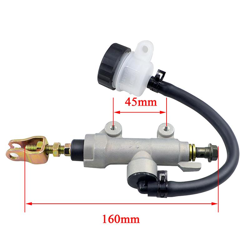 Motorcycle Rear Foot Hydraulic Brake Master Cylinder Pump For Yamaha YFZ350 FJ600 FJ1100 FJ1200 FJR1300 FZ600 FZ750 FZR250