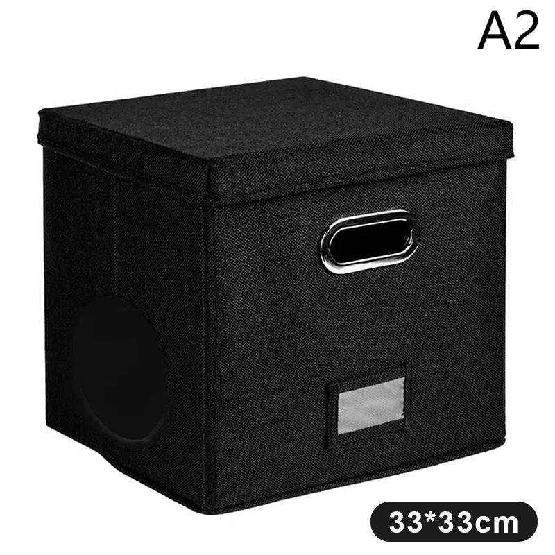 Vinylové krabice na desky s víkem a uchy, prachotěsné, stylové a praktické, organizér na LP desky pro desky