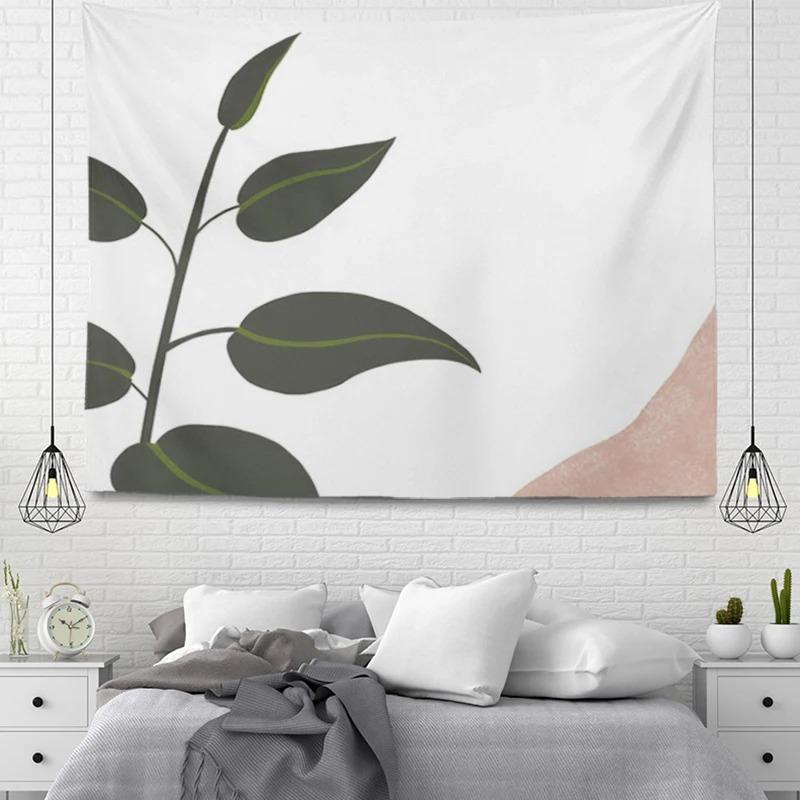 Aesthetic Home Room Decor Bohemian Hanging Large Fabric Autumn Simple Bedroom Carpet Nordic Bohemian Home Decor Tapestry