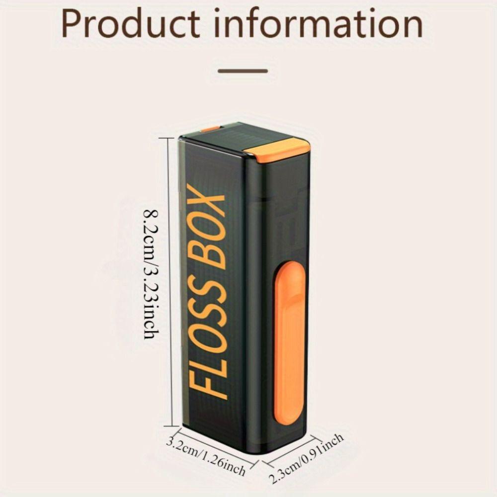 Automatic Pop-Up Floss Stick Storage Box Reusable Teeth Stick Case  Home