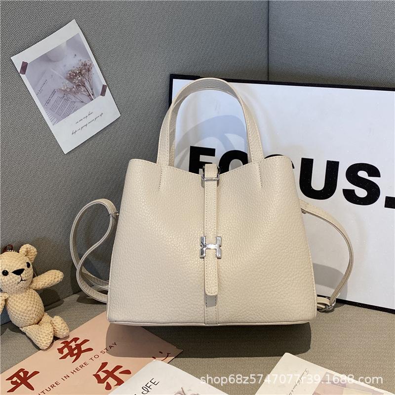 Bucket bag niche handbag soft pitot messenger bag premium commuter bag women's shoulder bag