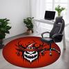 1pc Halloween Spooky Office Round Area Rug, Under Office Chairs Bedroom Living Room Home Decor, Room Deco, Available In Various Sizes