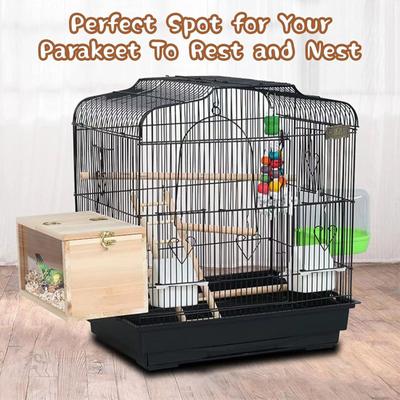 1 Takım Kuş Yetiştirme Kutusu Şeffaf Pürüzsüz Kenarlar Açık Kuş Papağan Parakeet Cockatiel Ev Bahçe Kaynağı