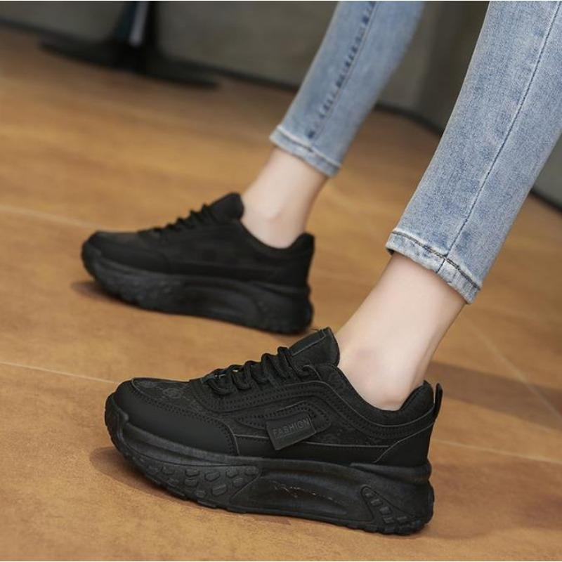 2024 новые роскошные дизайнерские женские спортивные кроссовки на платформе с дышащей — фото 5