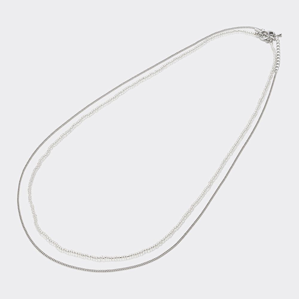 

Длинное колье GU by Uniqlo из бусин-лариетов