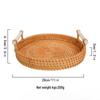 Rattan Woven Storage Basket with Handles