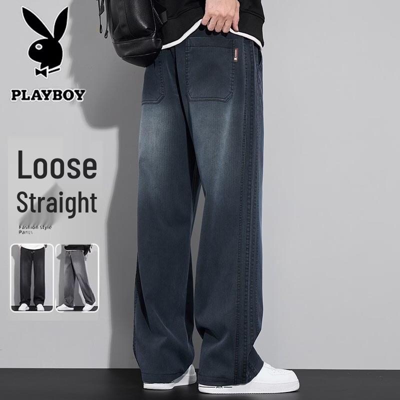 

PLAYBOY Men s Casual Loose Straight Leg Jeans M