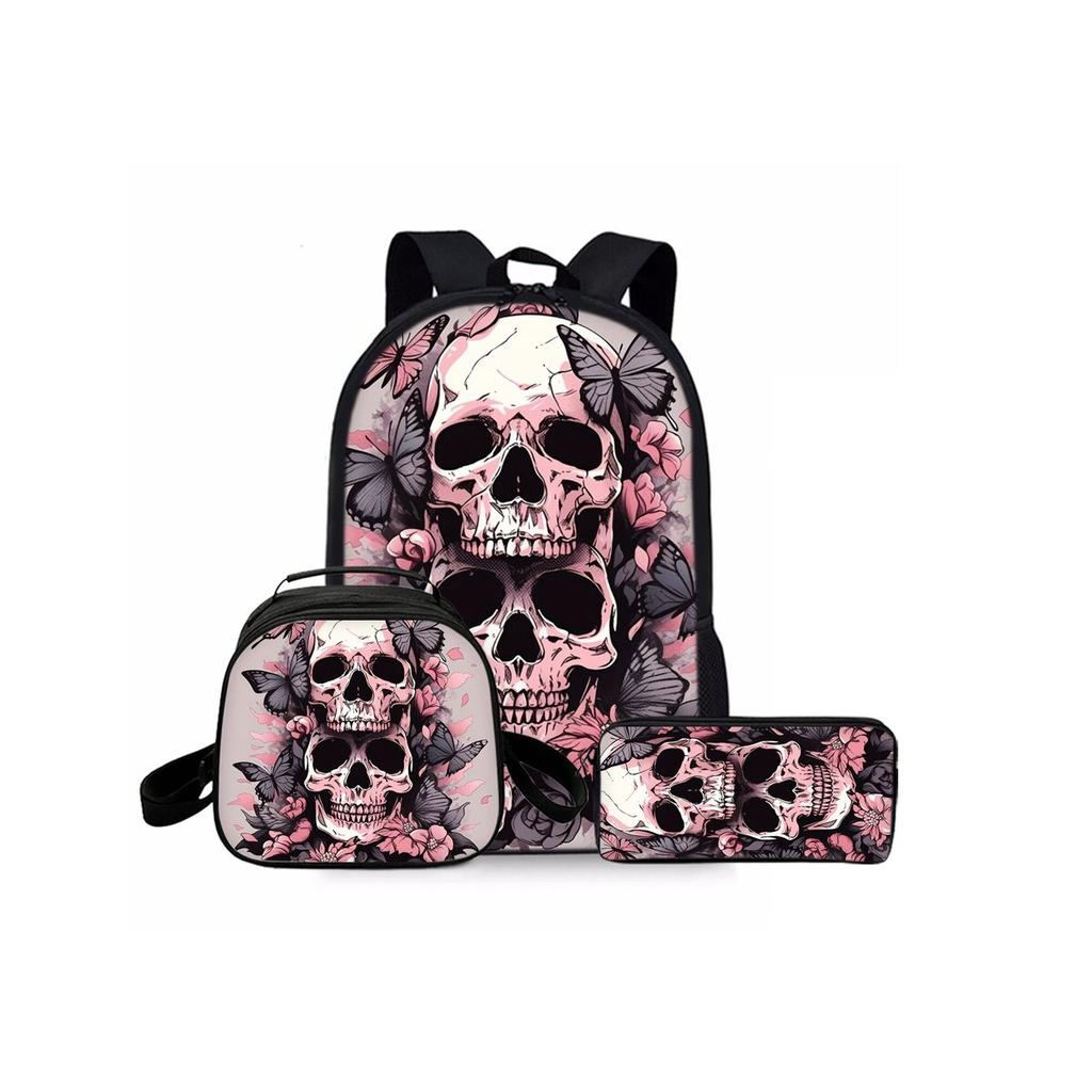 Magic Potion Print 3Pcs/Set Everyday Backpack with Messenger Tote ,Pencil Bags for Male/Female Best Gift Comic Learner Student Bags