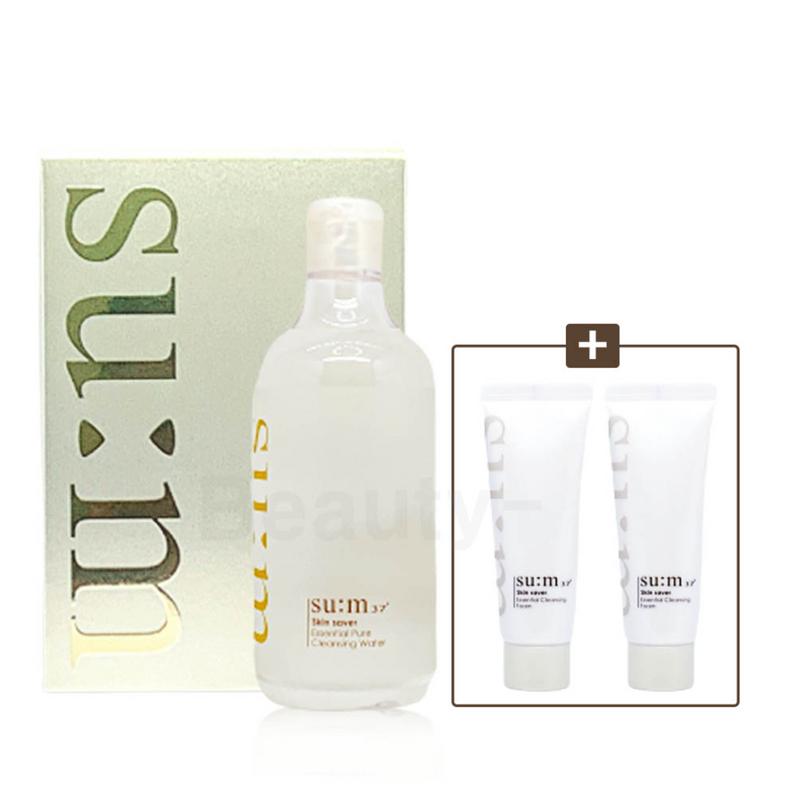 Su:m Skin Saver Essential Pure Cleansing Water Special Set (+Free Gift of 2 X 40ml Cleansing Foams), 1 Pcs