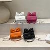 Women's crossbody bag, elegant chain shoulder bag, bow-knot small handbag, multi-functional commuting versatile casual fashionable small square bag