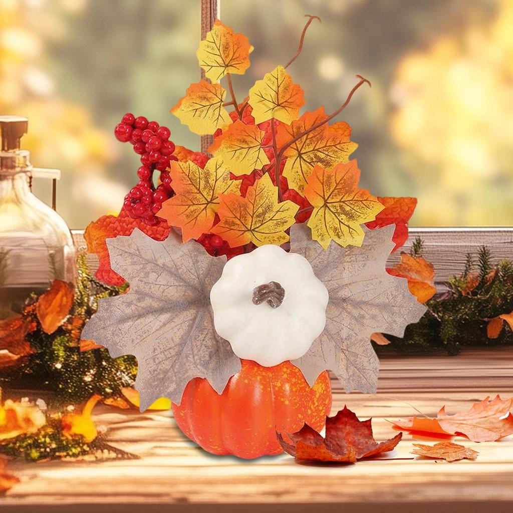 Fall Pumpkin Decorations Fall Pumpkin Decoration For Table Centerpiece Photography Props Halloween Autumn Thanksgiving Harvest