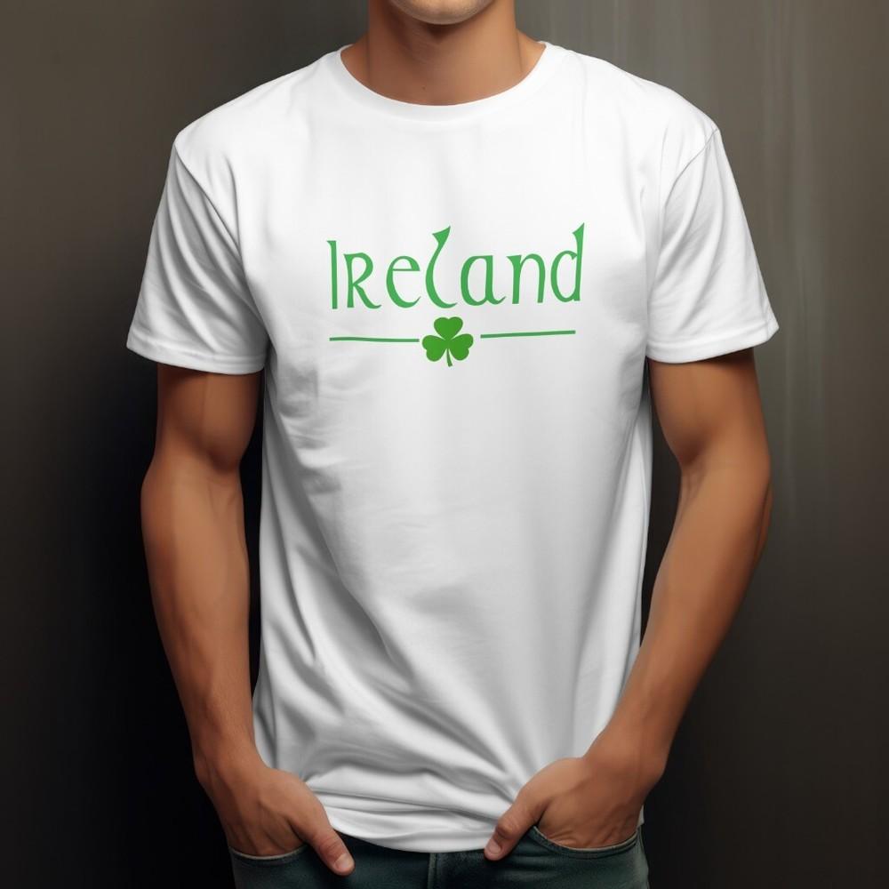 

Ireland Clover Tshirt National Flag Country Irish Lucky St Patrick Top 4XL