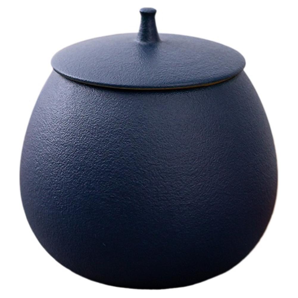 NEW Stoneware Tea Can Round Sealed Jar Ceramic Tea Caddy Tea Box Storage Jar Tea Container Tea Organizer Candy Jars Snack Jars