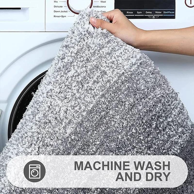 Sale Gradient Color Thick Bath Carpet Super Water Absorbent Bathtub Side Rug Anti-slip Bathroom Rugs Washroom Floor Mat
