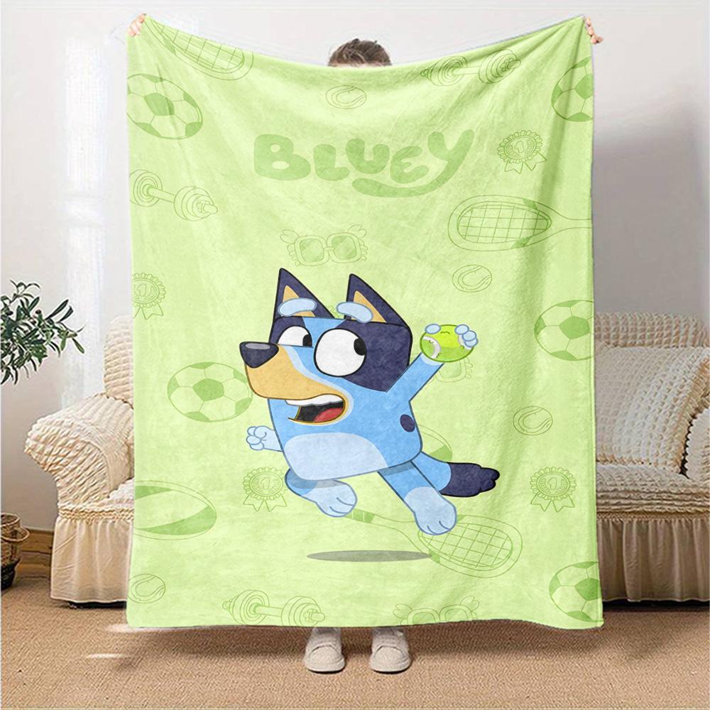 Bluey Blanket Durable Comfort Perfect for Office Chair Chair Bed for All Occasions Warmthful Decor Ideal Gift For Birthday Valentine'S Day