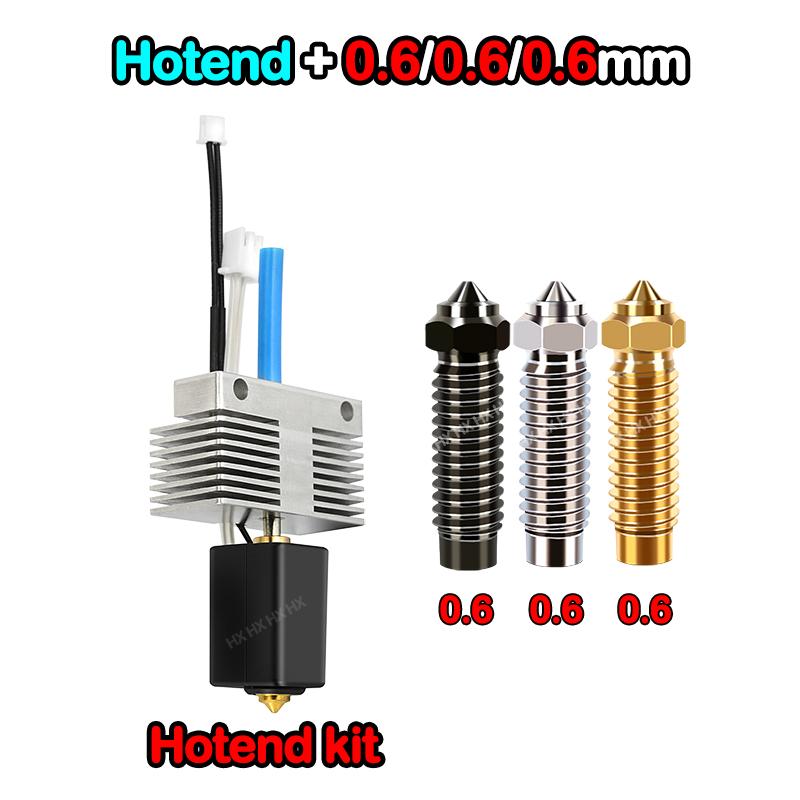 For Elegoo Neptune 4 Plus/Neptune 4 Max 3D Printer Print Head 24V 80W Hotend Kit Ceramic Heating Rod Extruder Head Nozzle