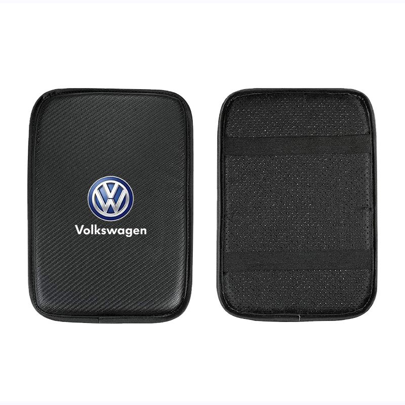 Araba Kol Dayama Kutusu Paspasları Deri Orta Konsol Kapakları Aksesuarları Volkswagen B5 B6 B7 T4 T5 Golf 4 5 6 7 Polo Passat Tiguan Jetta Gol İçin