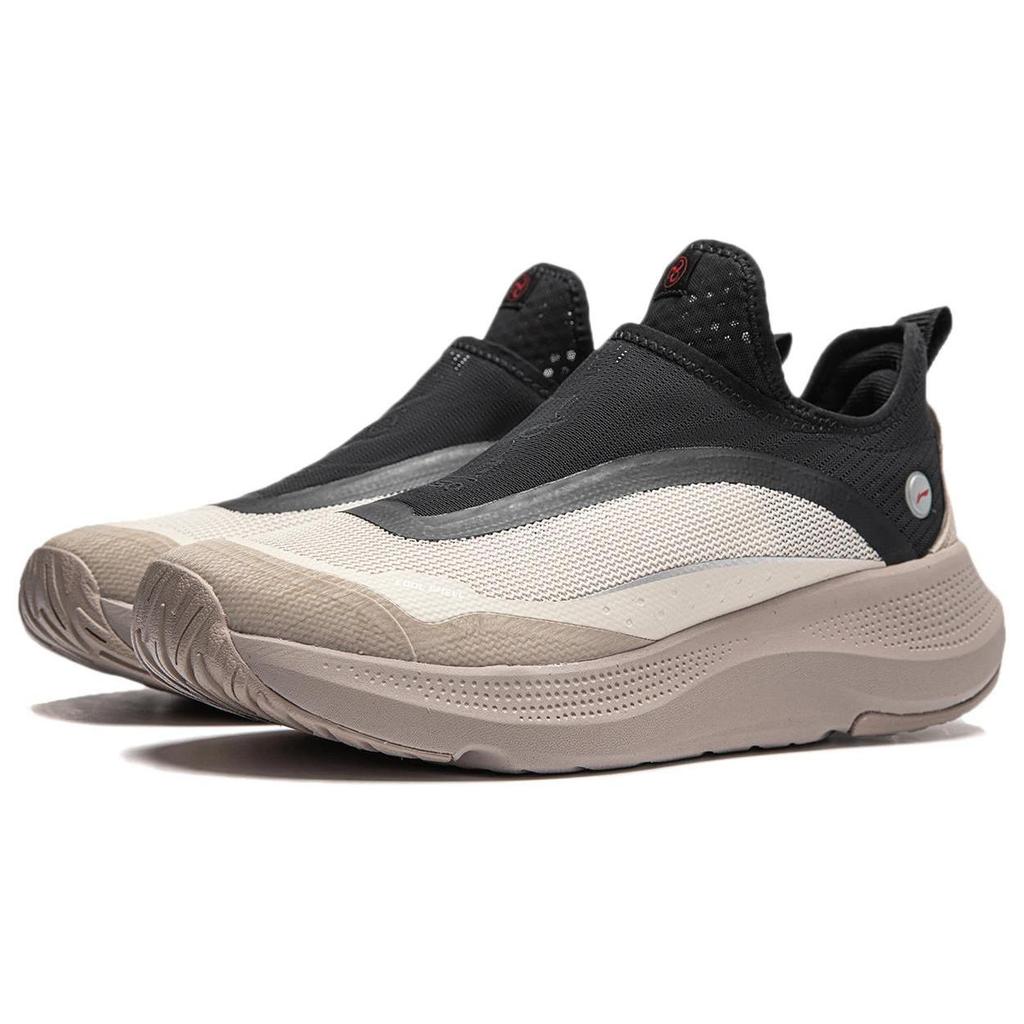 Li Ning SOFT GO Casual Shoes Men's Low Top Moonlight Gray/Black AGLU105-3